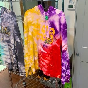 Nike x CLB x Drake custom dyed/acid washed Hoodie L